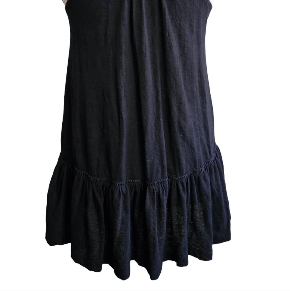 Anthropologie Malaga V-neck Black Tiered Tunic Size XS - Picture 6 of 13